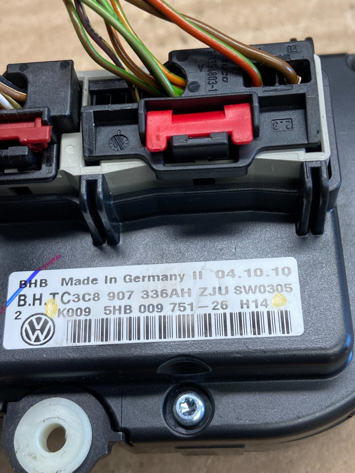 2009-2011 Volkswagen Tiguan Front Center Console Climate Control af1943 DG4