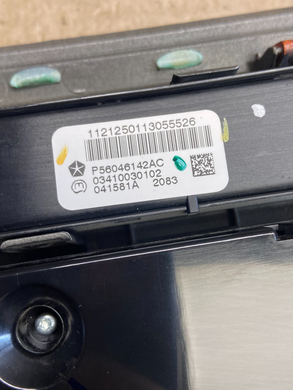 2011-2013 Jeep Grand Cherokee Center Radio Climate Control Bezel Vent AH5144 DG5