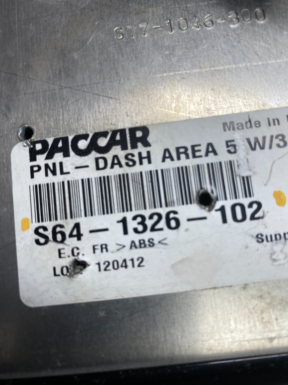 Kenworth T370 Allison Automatic Shifter Panel S64-1326-102, SBW-PG2-710 AF65315