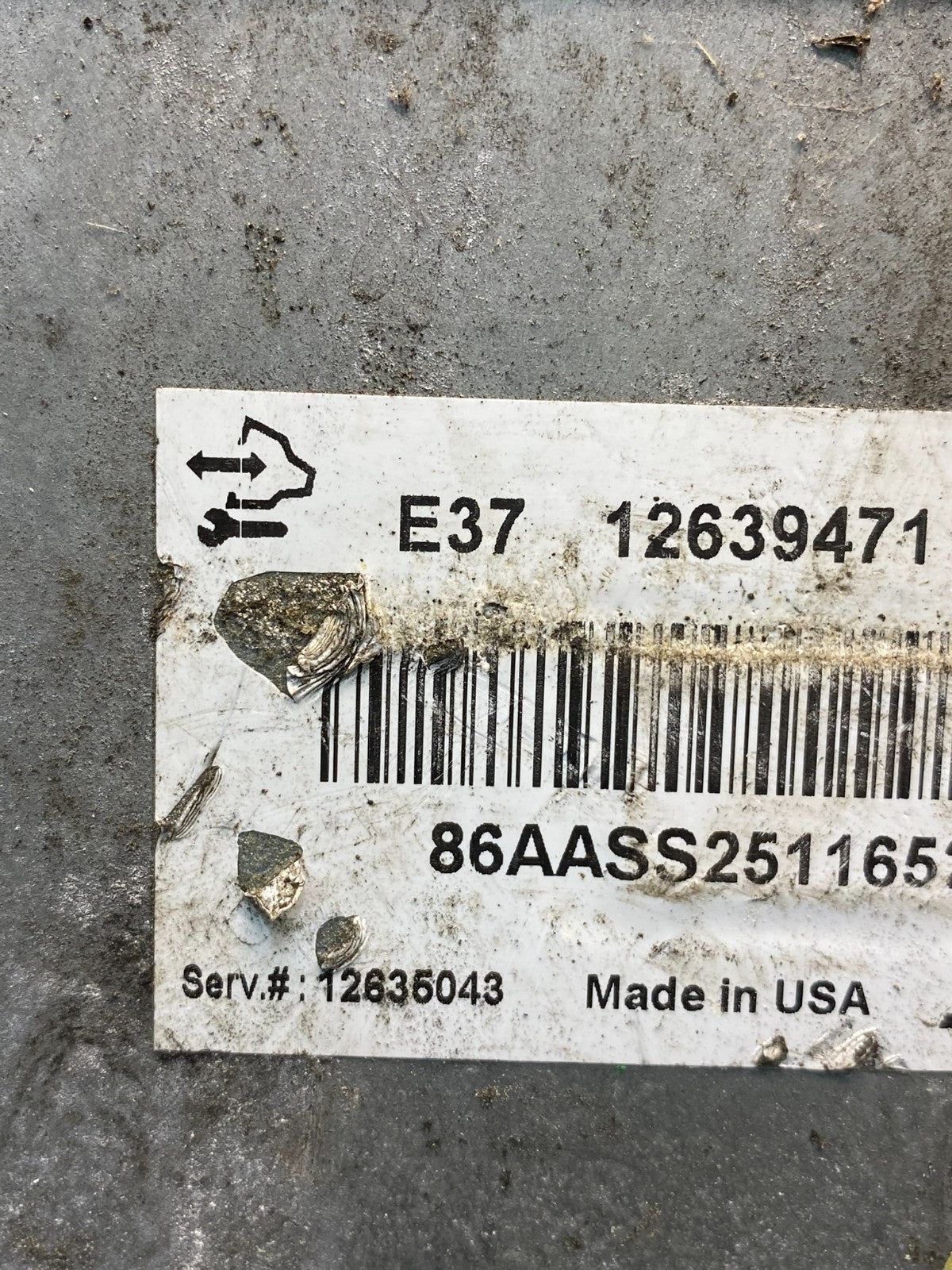 2010 to 2013 Chevrolet Silverado Yukon Engine Control Module ECM ECU AE2132 DW2