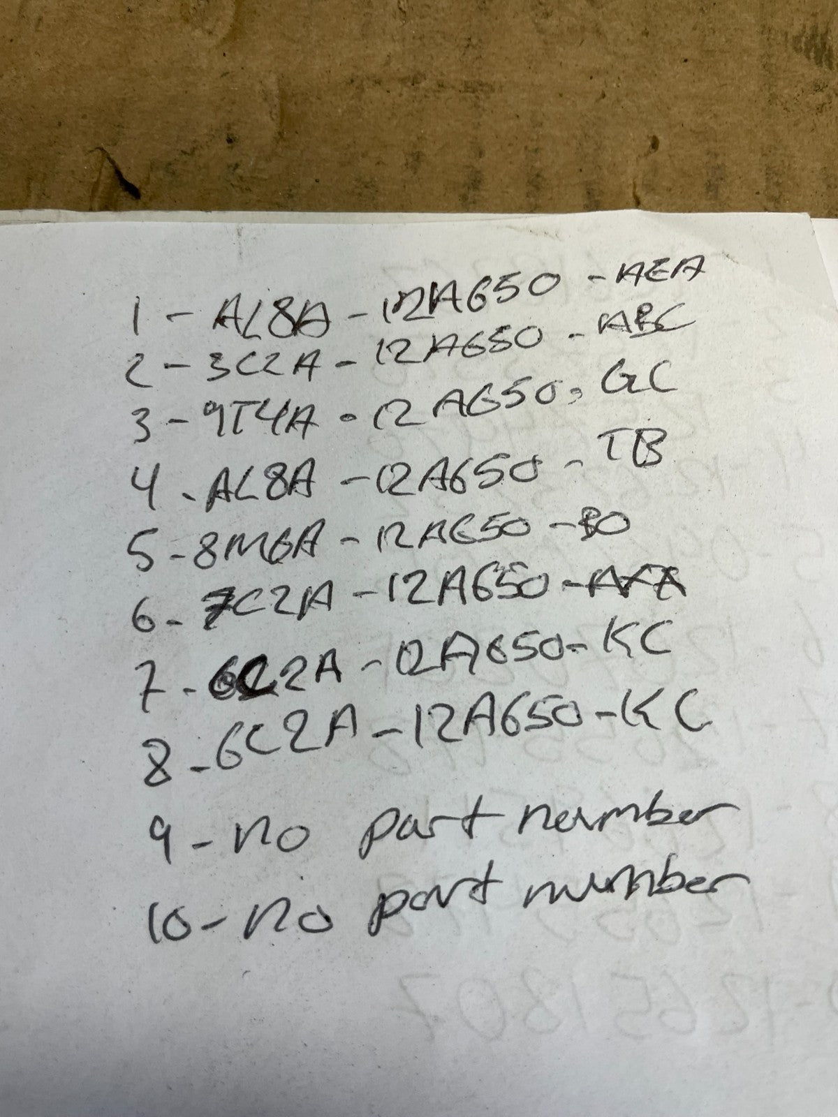 Mix of 10 Ford ECM Engine Computer Module AA61762