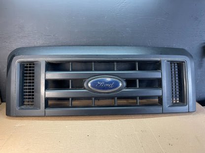 2008 to 2014 Ford Econoline E150 E250 Front Upper Black Grill Grille AF5270 DW0