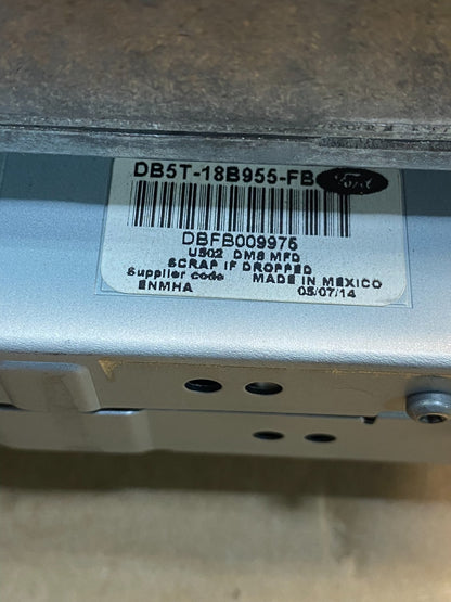 2015 to 2016 Ford Explorer Radio Information Display Screen AD4934 DG6