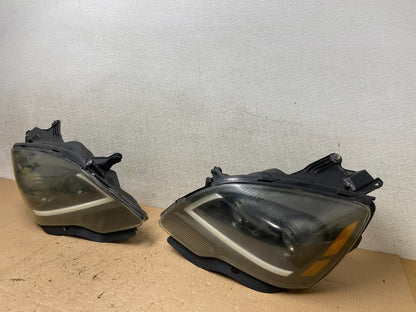 2007 to 2012 Gmc Acadia Left+Right Side Set LED Black Headlights  W1059 DG1
