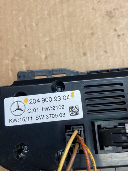 2008 2009 2010 Mercedes C-Class C300 A/C AC Climate Control Panel AE4222 DG4