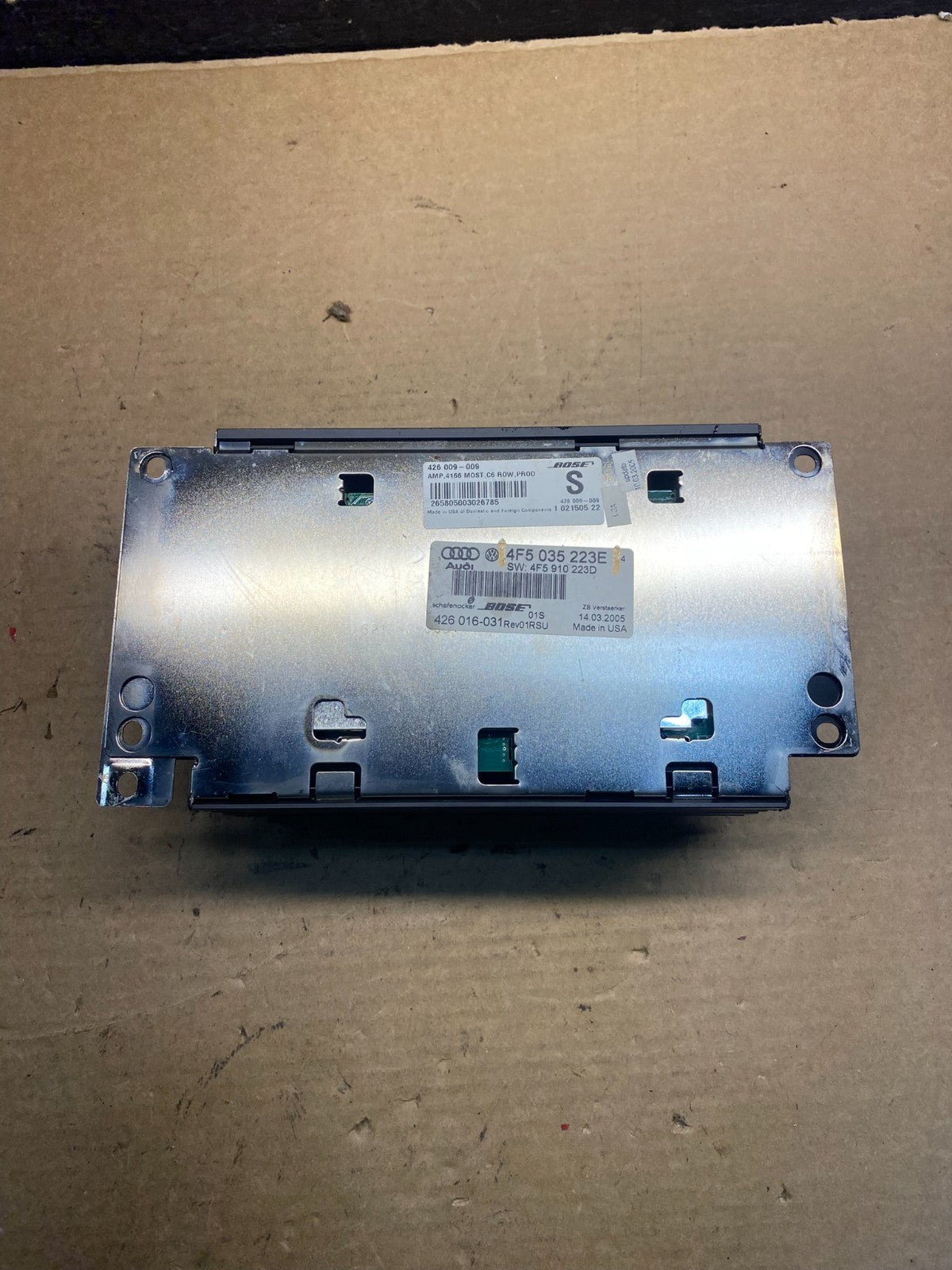 2005 to 2009 Audi A4 Radio Stereo Amplifier Amp ad9974 DG1