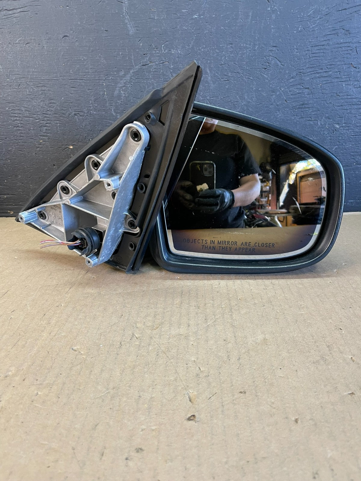 2007 to 2013 BMW X5 Right Passenger RH Side View Door Mirror AD5601 DW8