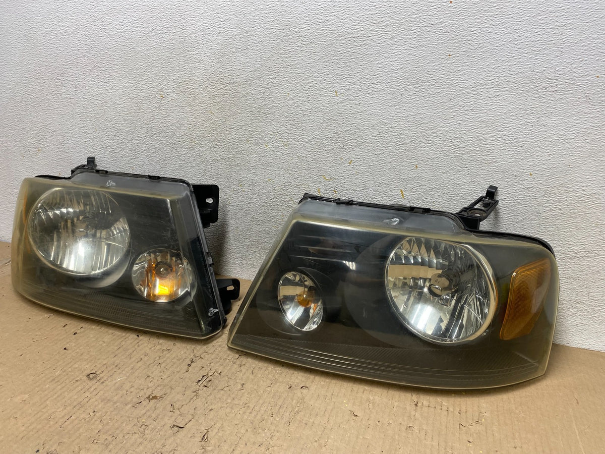 2004 to 2008 Ford F-150 F150 Left+Right Halogen Headlights AH6634 DW2