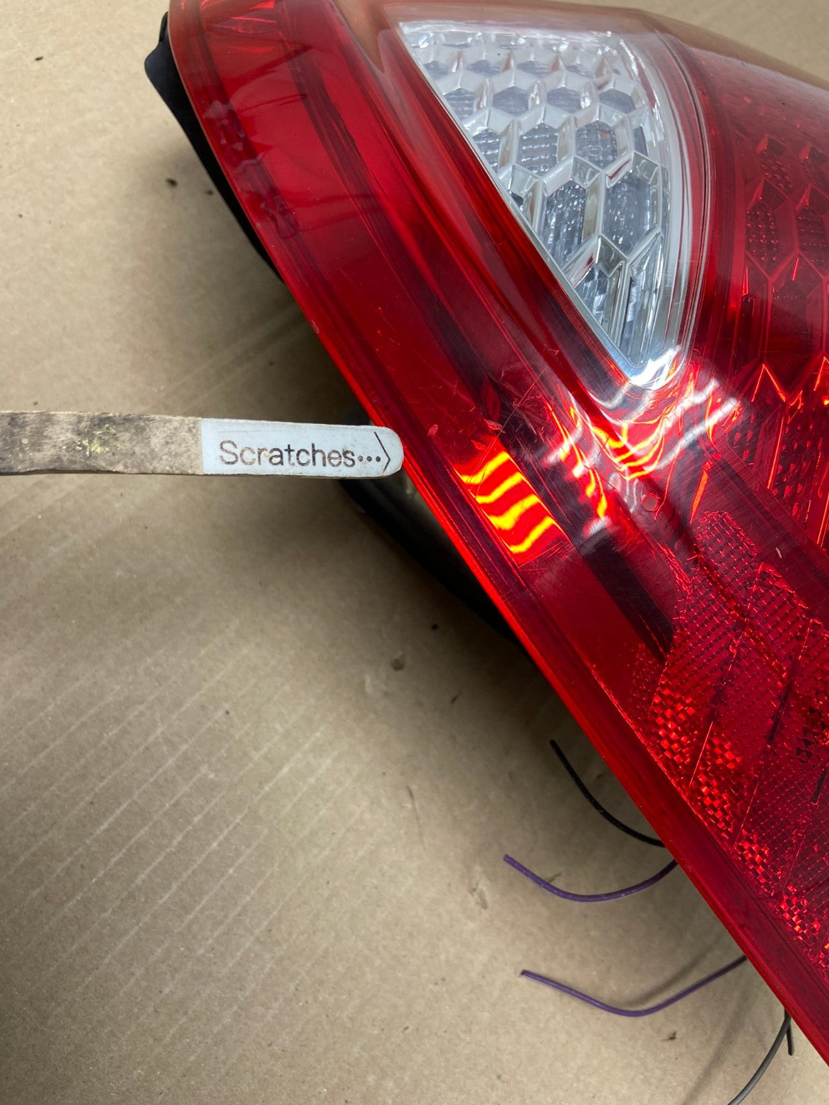 2010 2011 2012 Ford Fusion Left Driver LH Side Tail Light AE6932 LK3