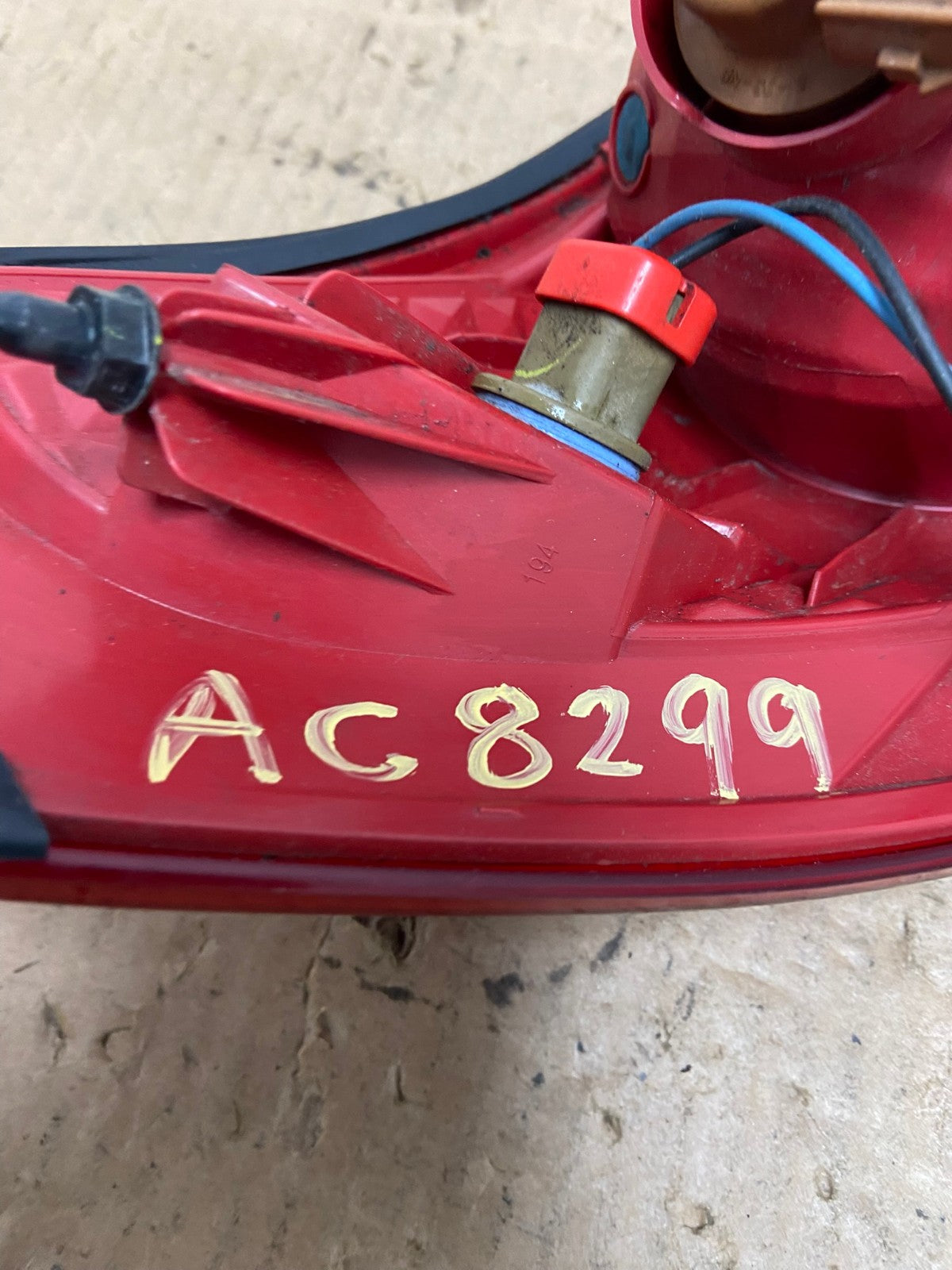 2009 2010 2011 2012 Chevrolet Traverse Right Passenger Tail Light AC8299 LK7