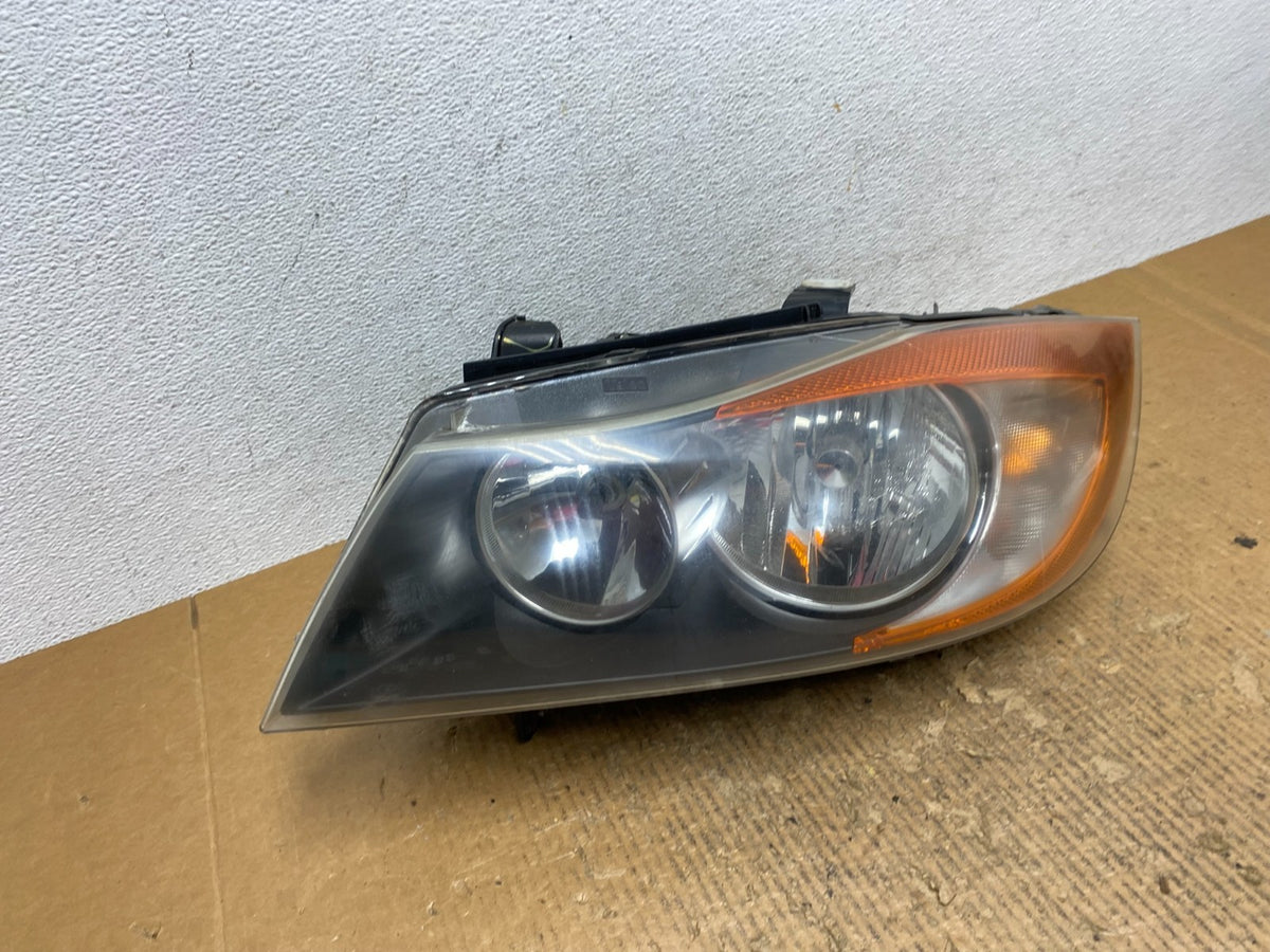 Halogen 2006 to 2008 BMW 3 Series Headlight Left Driver LH AE2794 DW2