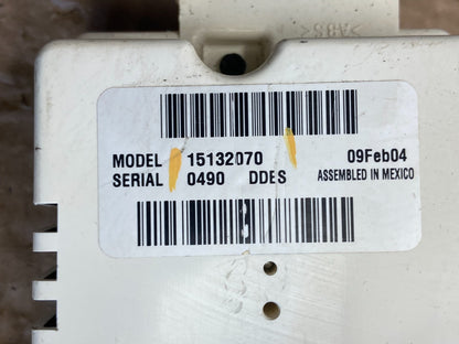 2003 to 2006 Chevrolet Silverado HVAC Heater Climate Control Module AF6344 DG7