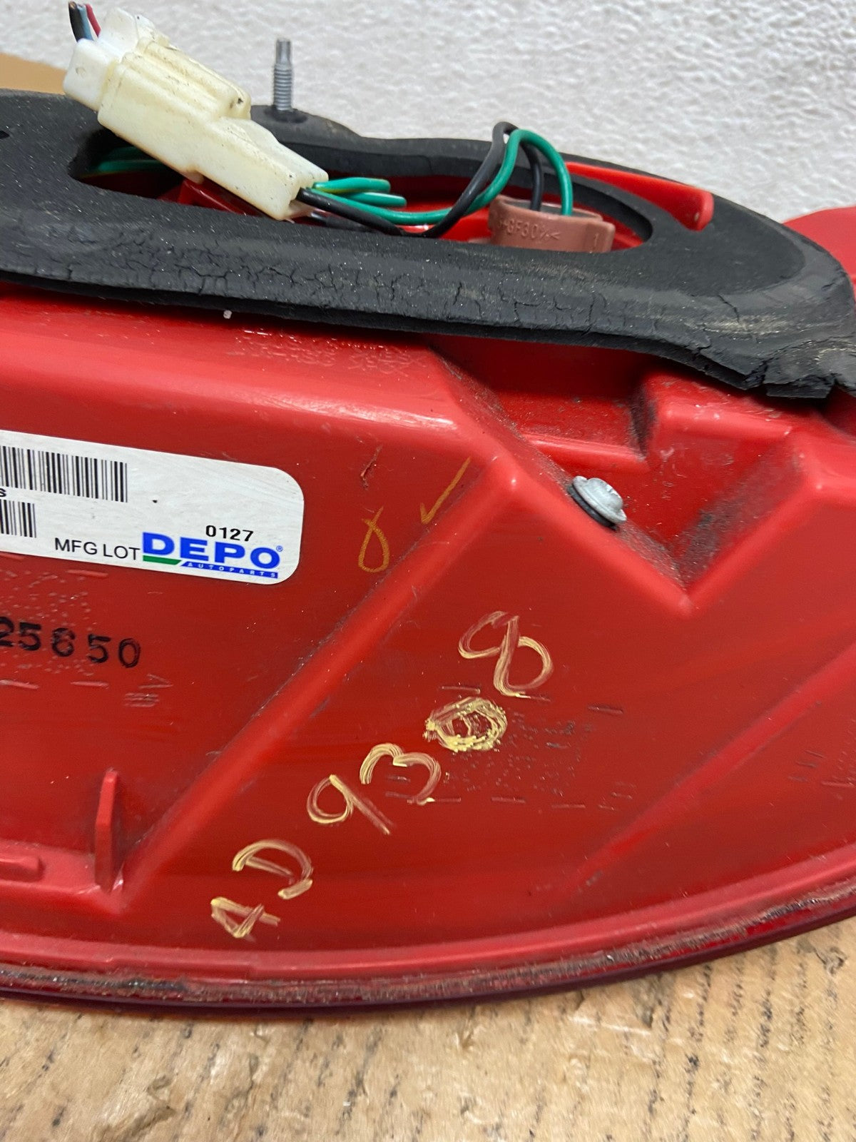 2007 to 2013 Infiniti G35 G37 Sedan Left Driver LH Tail Light DEPO AD9308 LK6