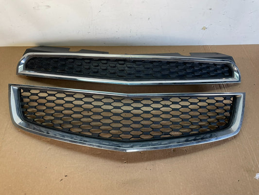 2010-2013 Chevrolet Equinox Upper Lower Set Front Chrome Grill Grille AG2954 DG0