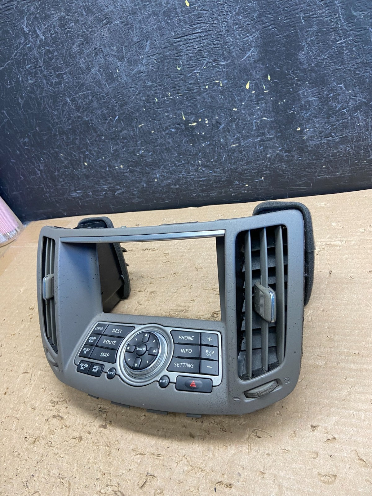 2007 - 2015 Infiniti G35 G37 Radio Player Screen Panel Bezel AG8781 DG1