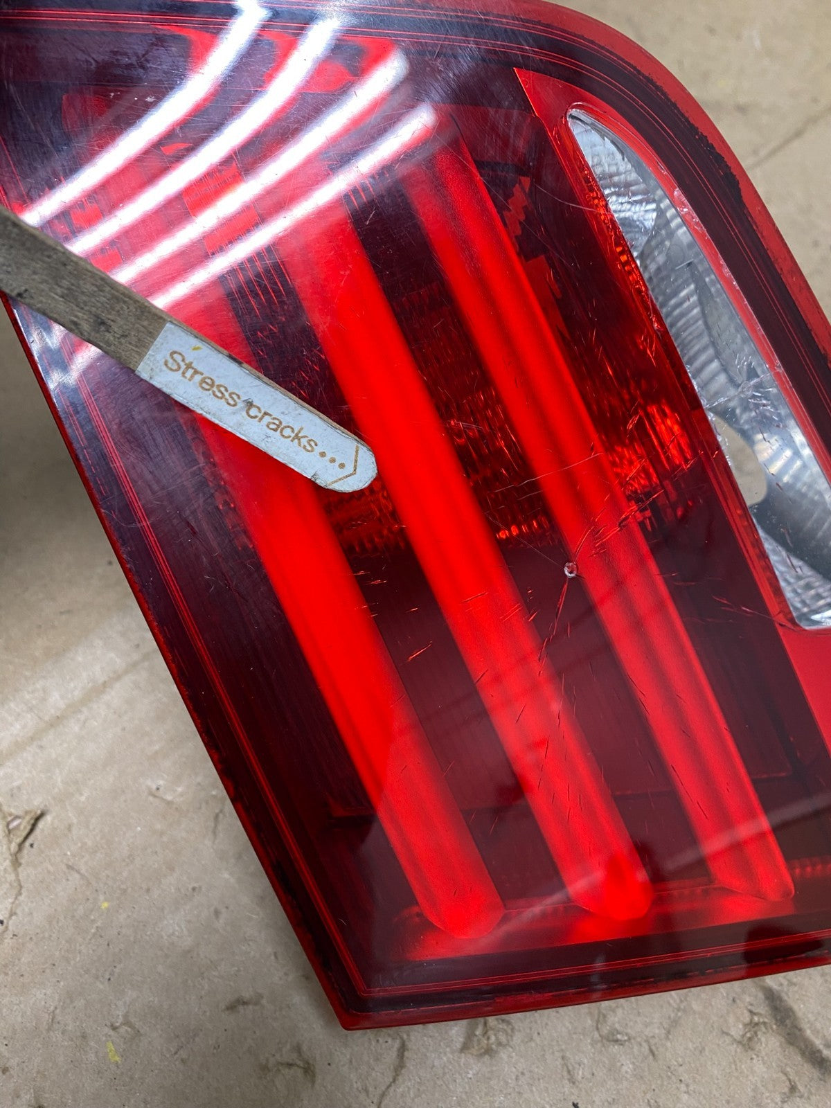 2011-2013 BMW 5 F10 Rear Right Passenger Rh Trunk Inner Tail Light OEM X2594 DW5