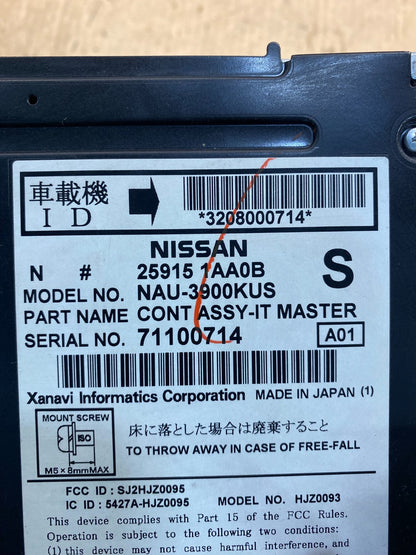 2009 Nissan Murano Maxima Radio CD Navigation AE7850 DG6