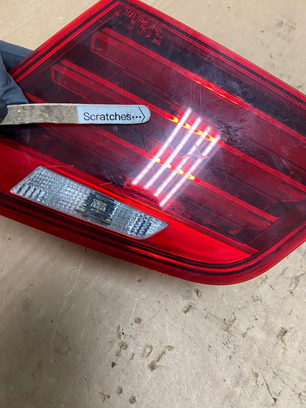 2011-2013 BMW 5 F10 Rear Right Passenger Rh Trunk Inner Tail Light AD3105 LK3