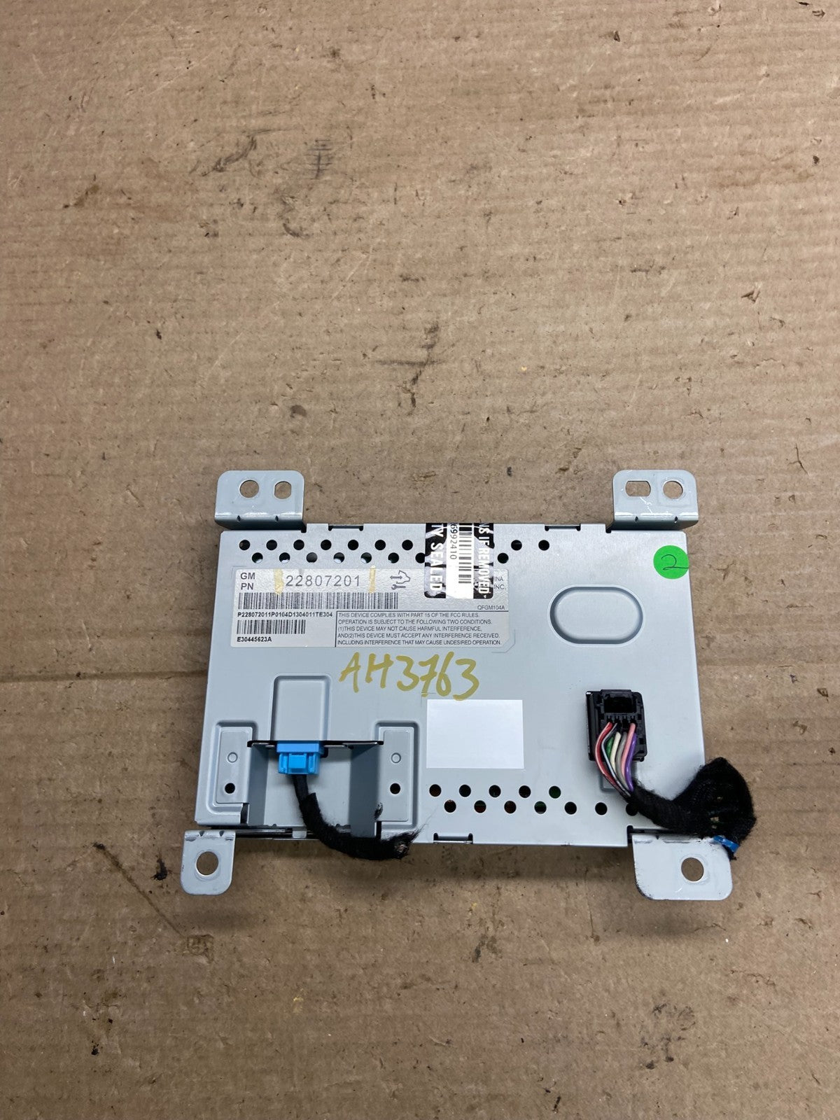 2010 - 2011 Chevrolet Equinox Radio Display Screen Information Dash Oe ah3763 DG4