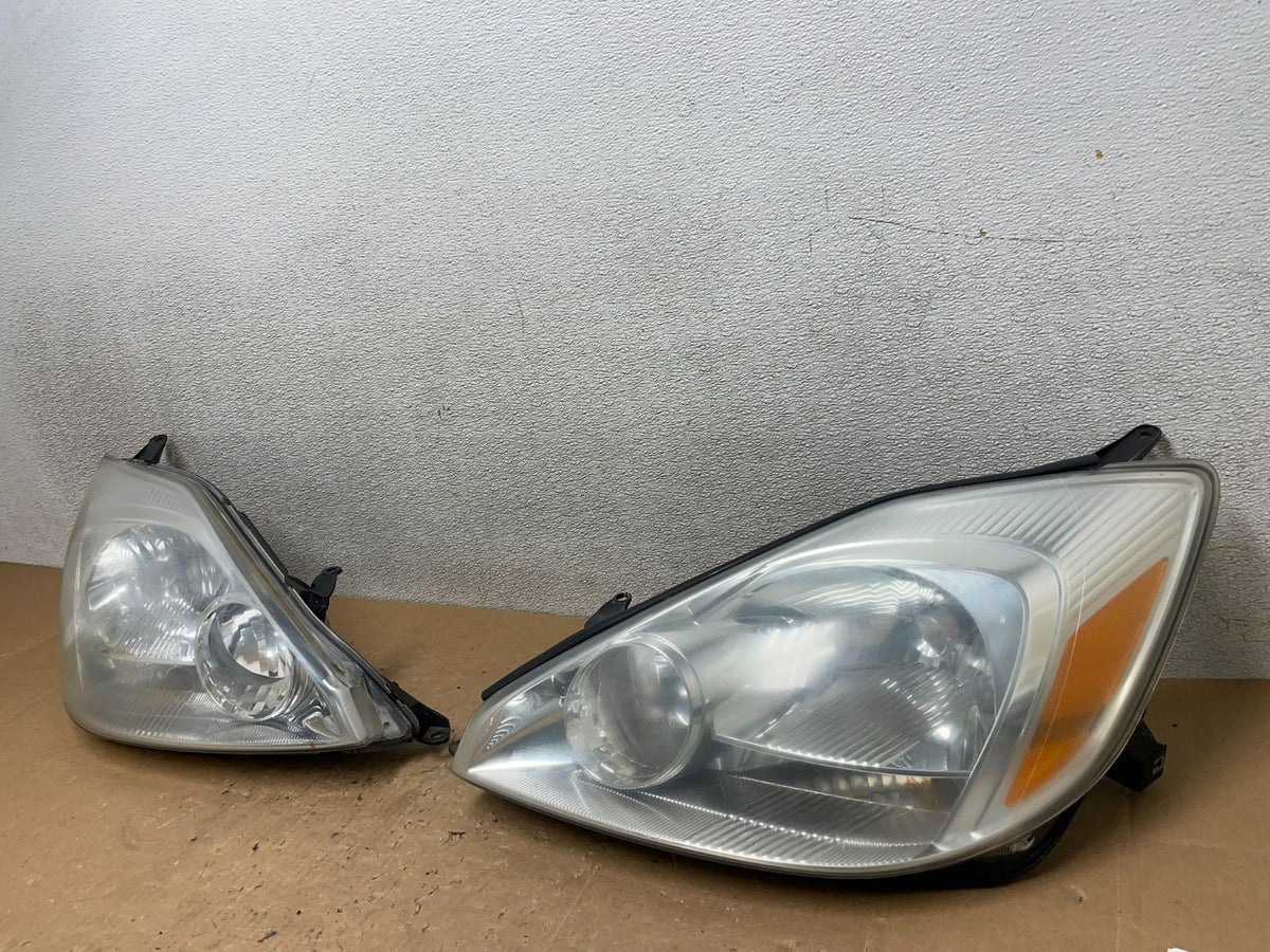 2004 2005 Toyota Sienna Driver Left+Right Set Side Halogen Headlights V5037 DW1