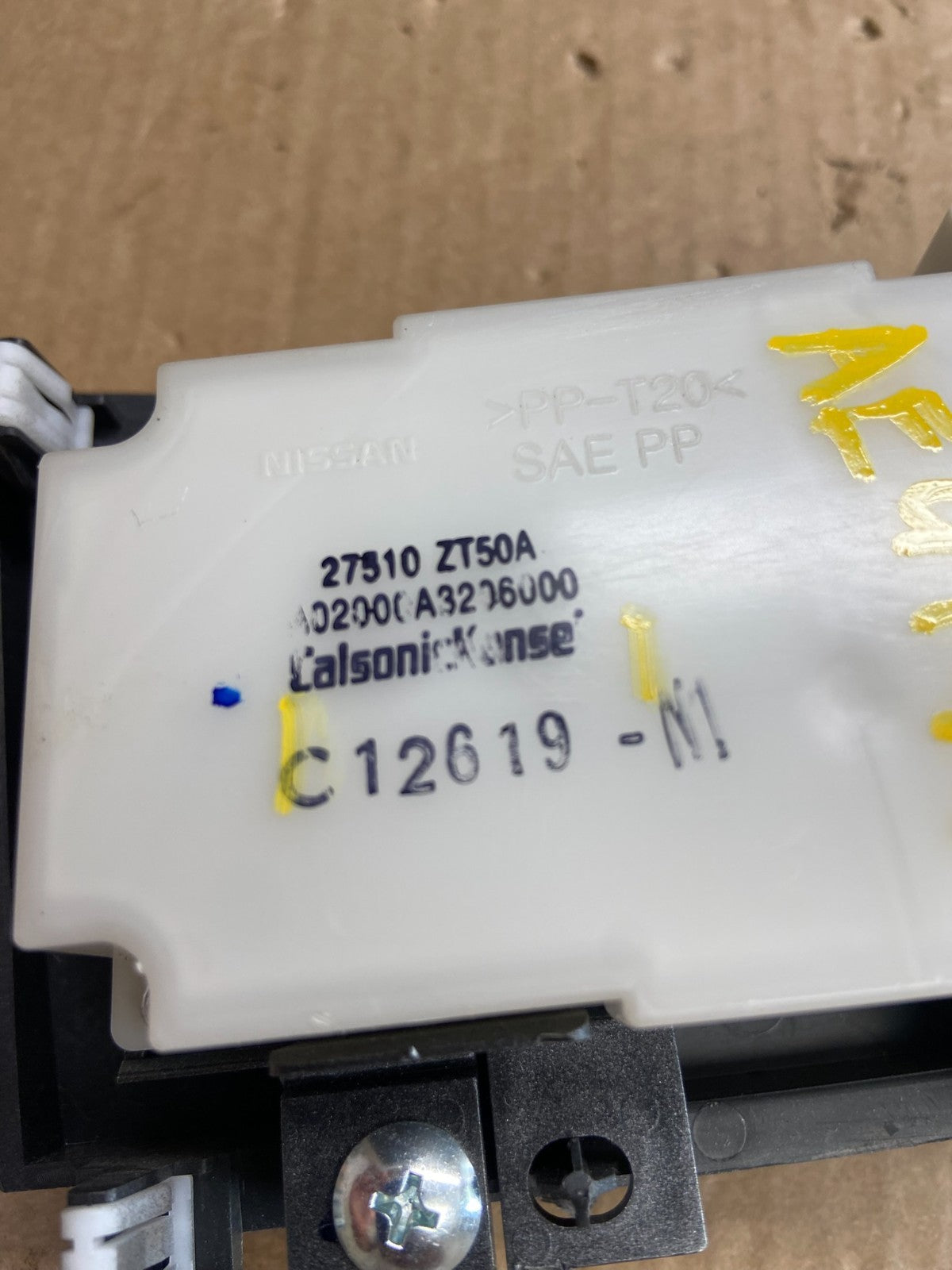 2010-2012 Nissan Sentra Climate Control Heater Ac Temperature Hvac AE4194 DG4