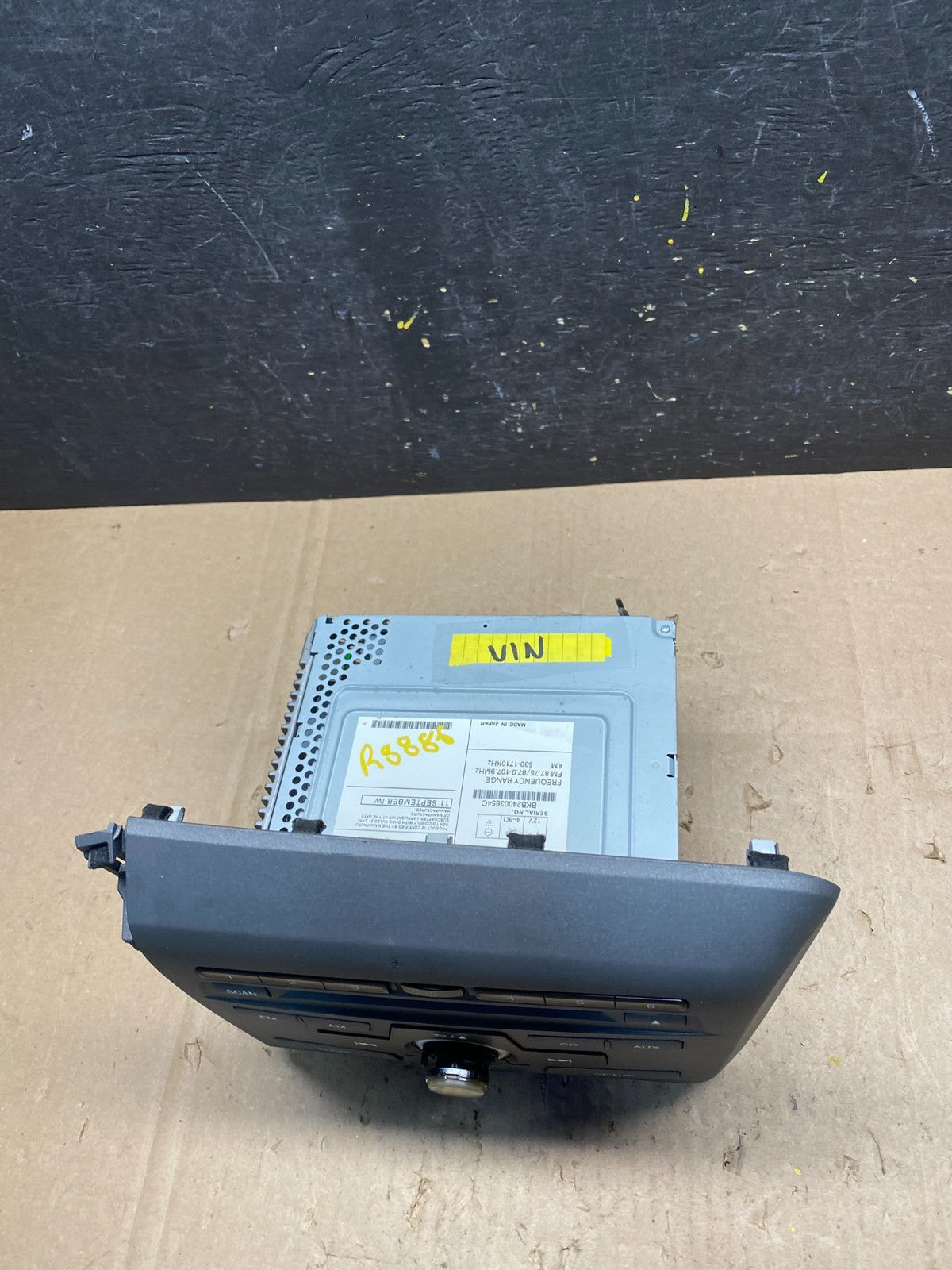 2012 Honda Civic Radio  Climate Control Air Vent Bezel  R8886 DG3