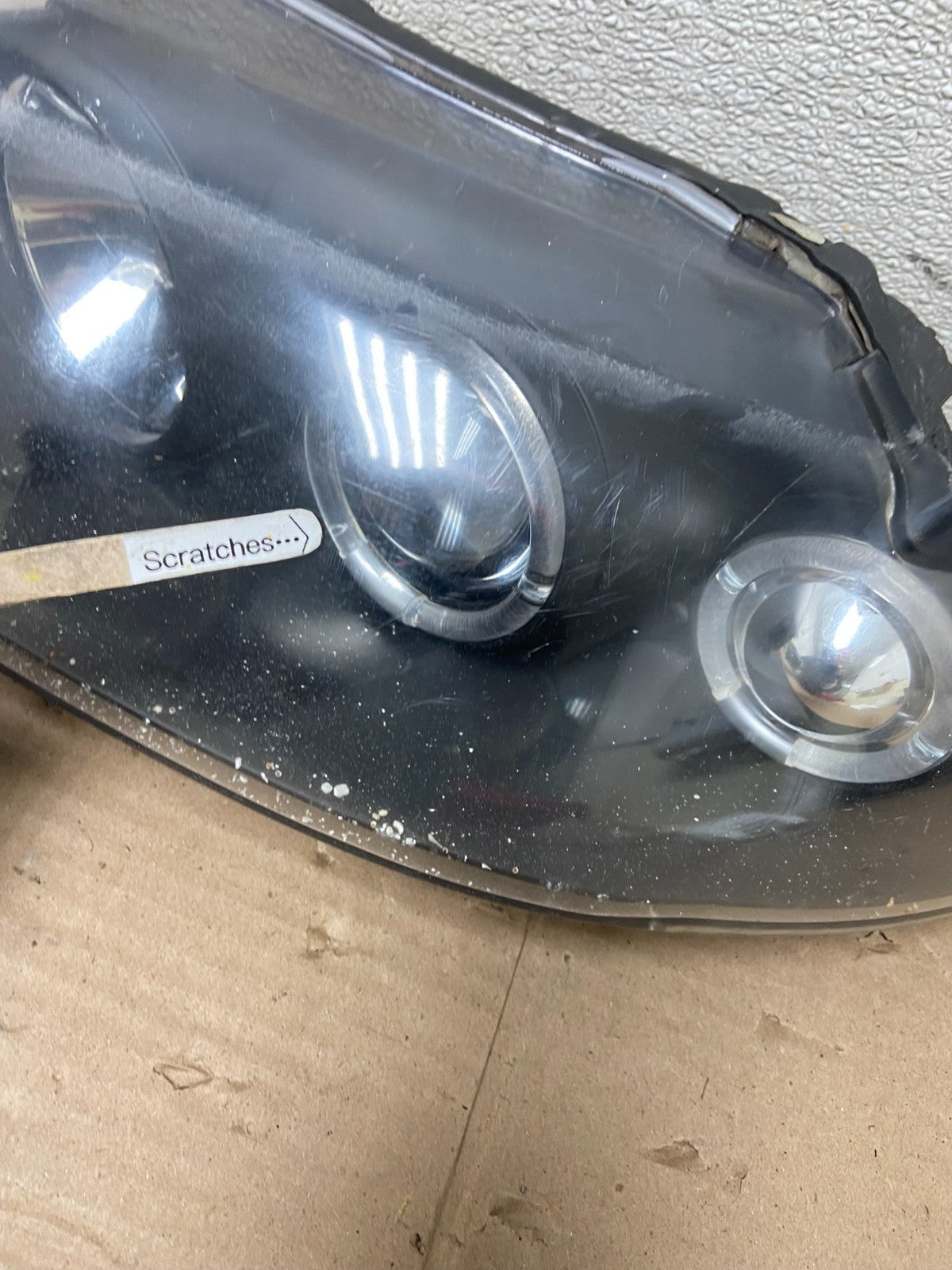 1999 to 2004 Ford Mustang Left+Right Set Side Black LED Headlights AB1719 DW4