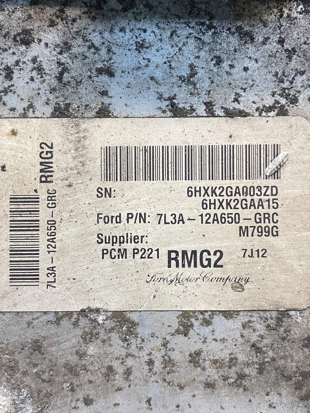 2007 Ford F-150 F150 4.2L Engine Control Unit ECU Computer Module AH1687 DG2