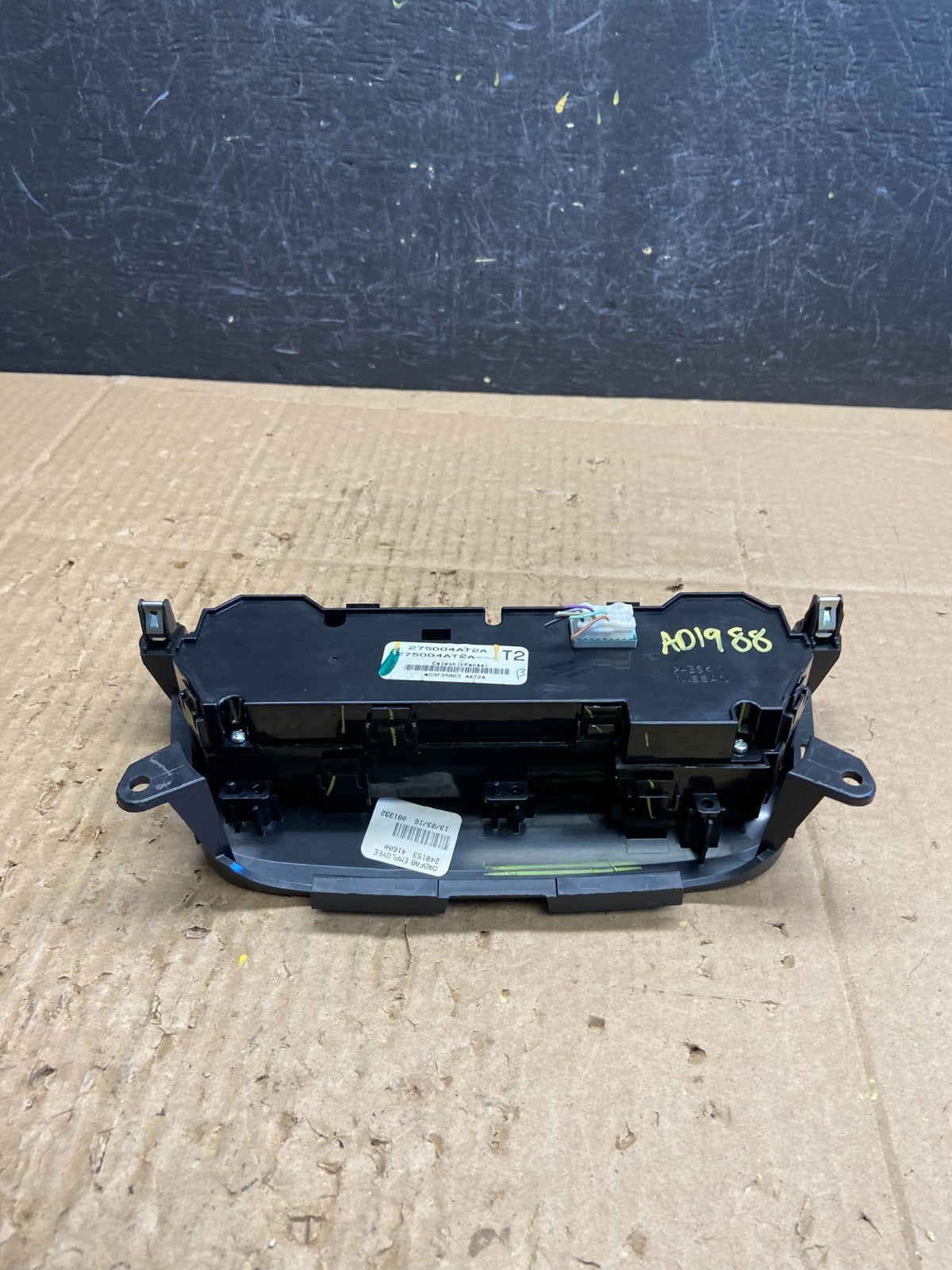 2015-2017 Nissan Sentra Climate Control Unit Heater Ac Temperature AD1988 DG5