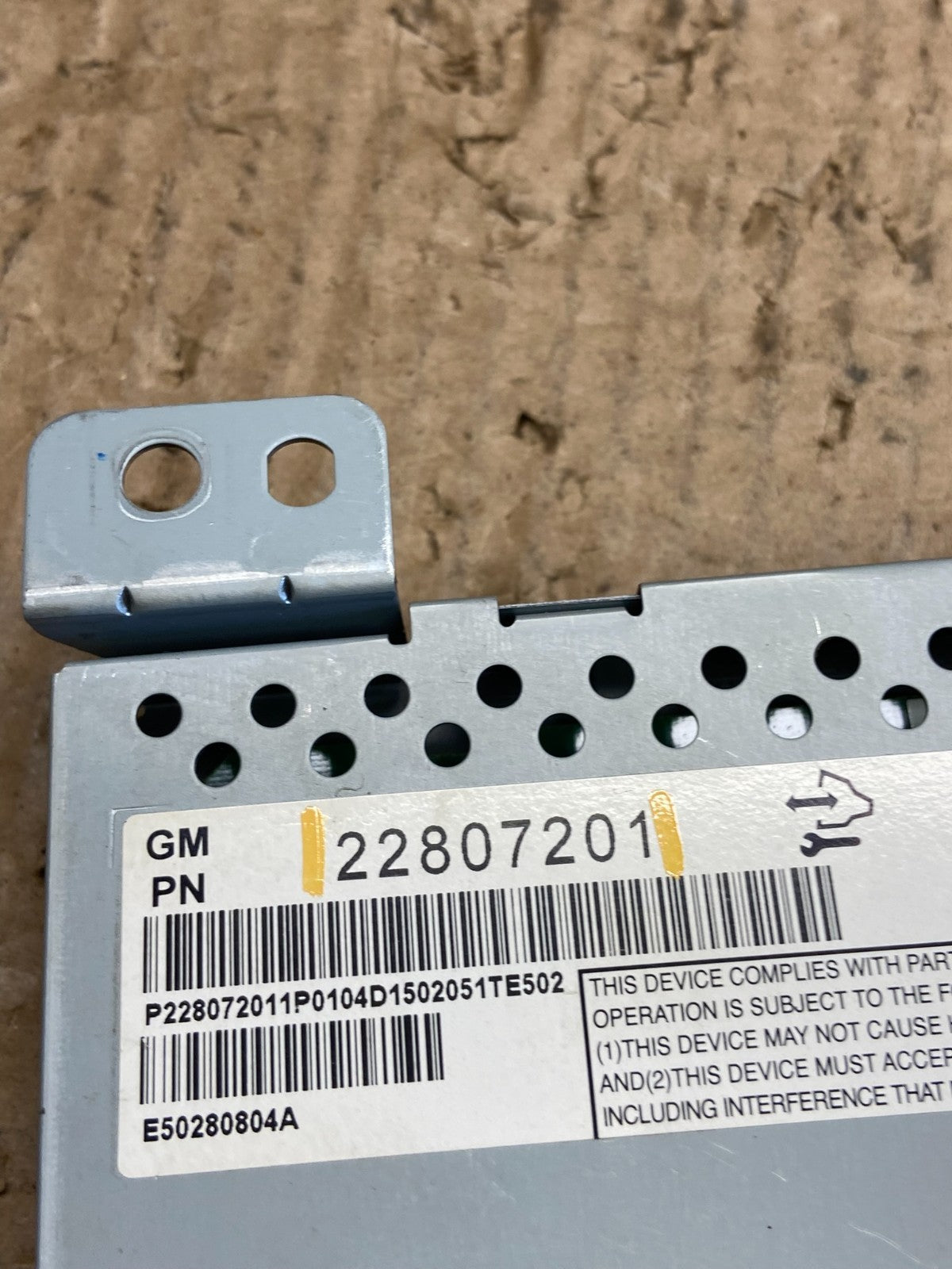 2010 - 2011 Chevrolet Equinox Radio Display Screen Information Dash Oe AD1985 DG6