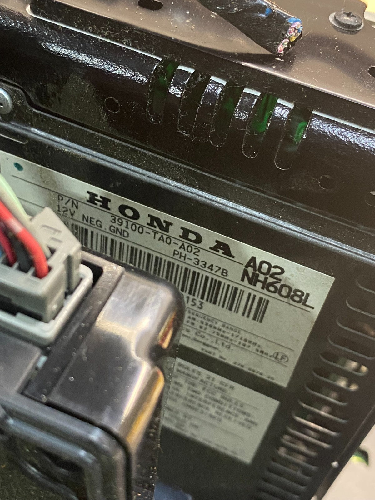 2008 - 2012 Honda Accord Front Radio Control AM./FM CD Climate Control AI4792 DG6