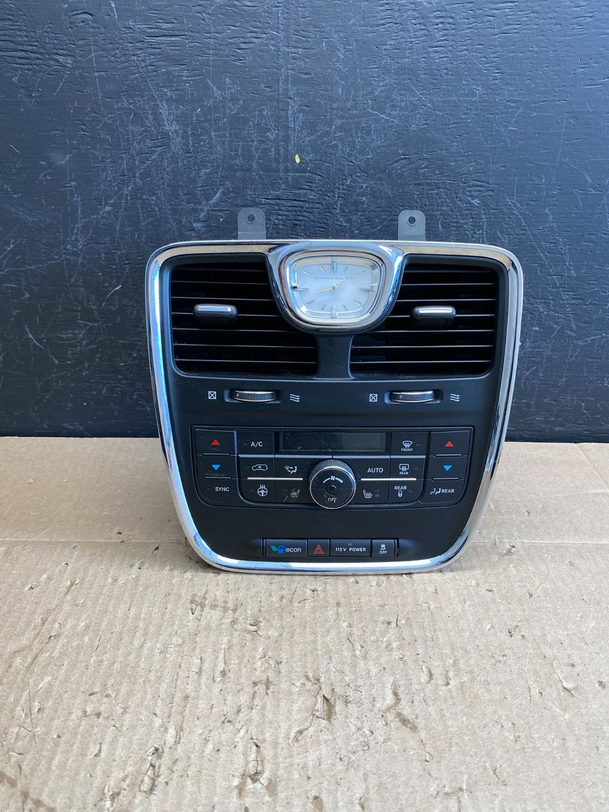 2011-2016 Chrysler Town Country Climate Control Panel Center Dash Trim AC9103 DG0