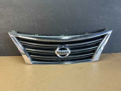 2013 to 2015 Nissan Sentra Front Upper Chrome Grill Grille AF3736 DG0
