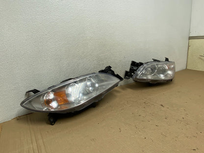 2004 to 2009 Mazda 3 Sedan Left+Right Side Halogen Headlights AG8026 DW1