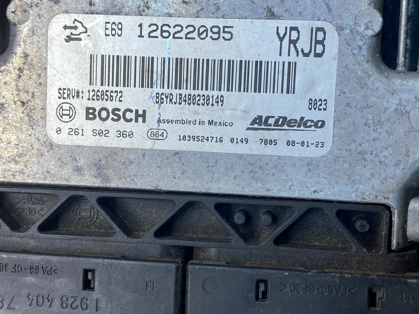 2008 2009 Cadillac CTS Engine Computer ECU Control Module ECM AC6845 DG2