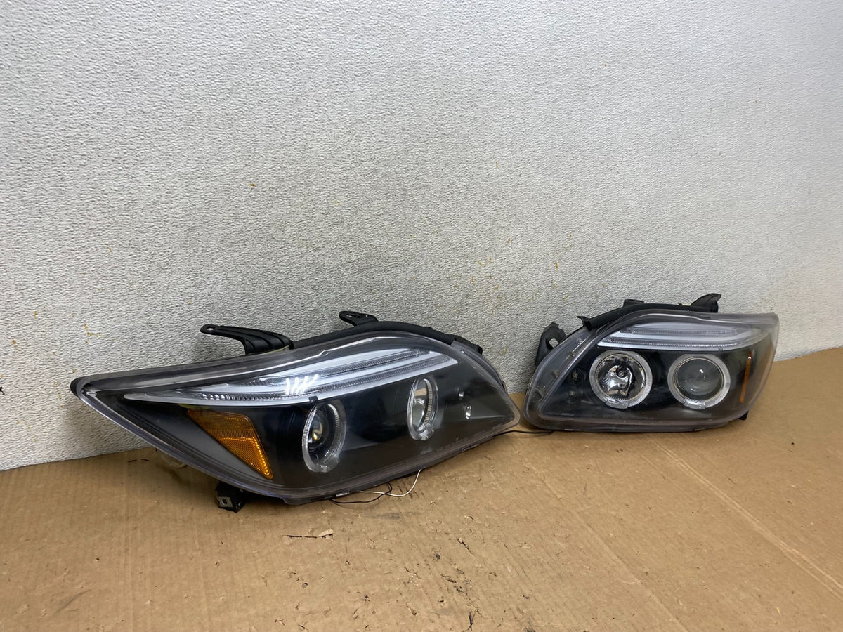 2005 to 2010 Scion Tc Left+Right Side Set Black LED Headlights AI8984 DW2