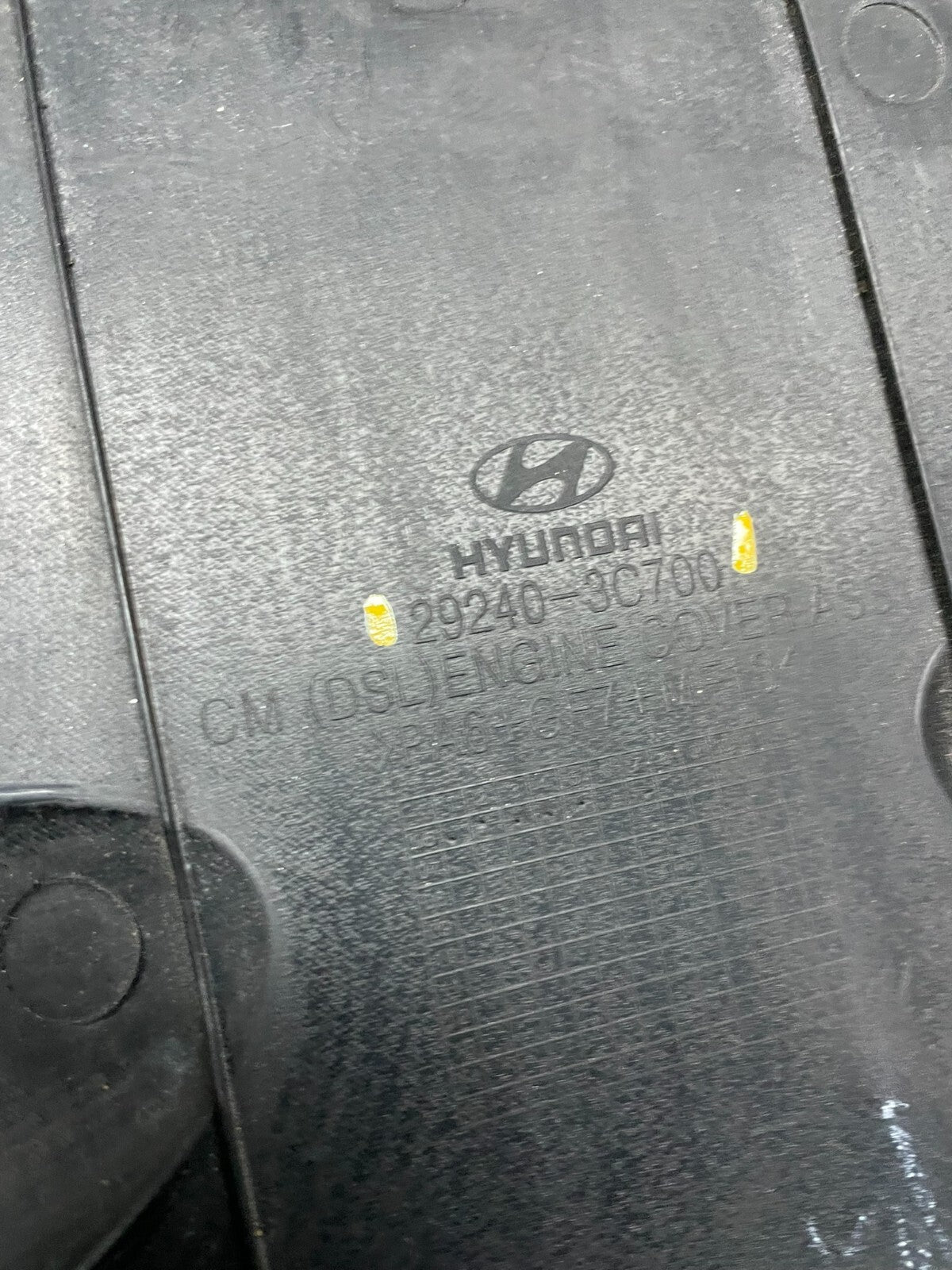 2005 - 2010 Hyundai Santa Fe V6 Engine Motor Cover j6961 DG9