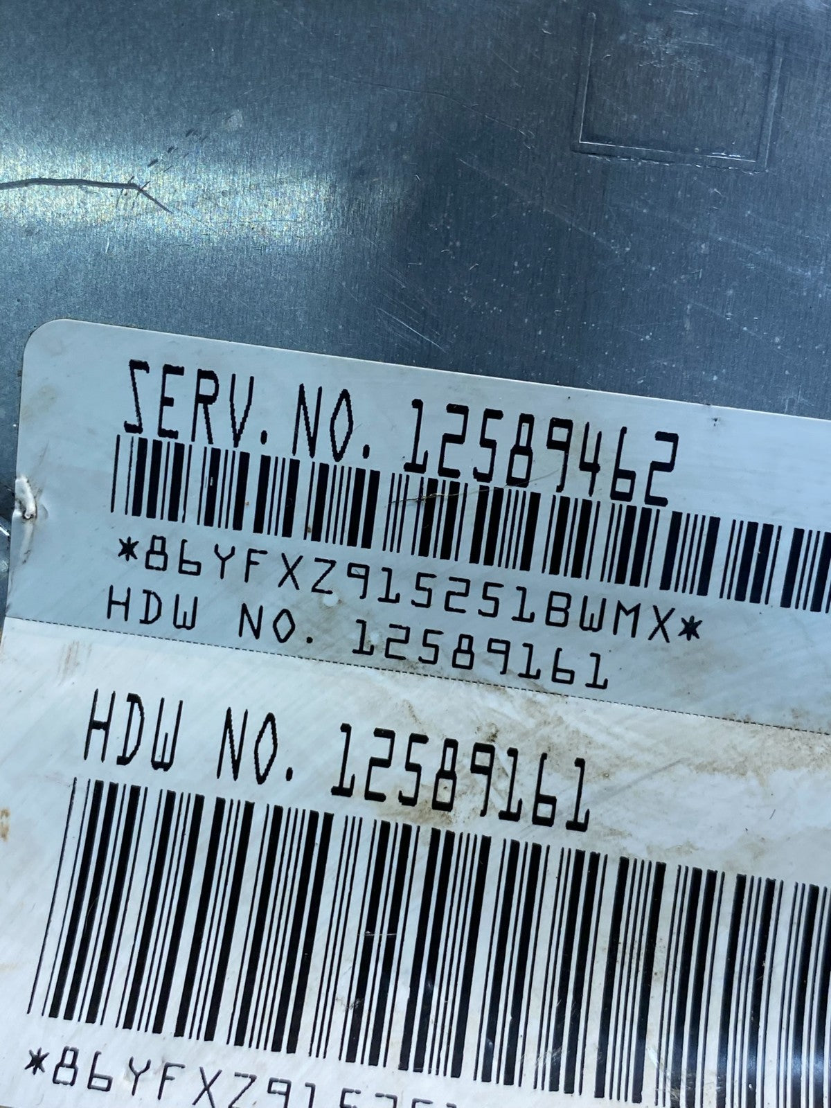 2005 Chevrolet Astro Ecu Engine Control Module Unit Ecm 12589462 AI7152 DG2
