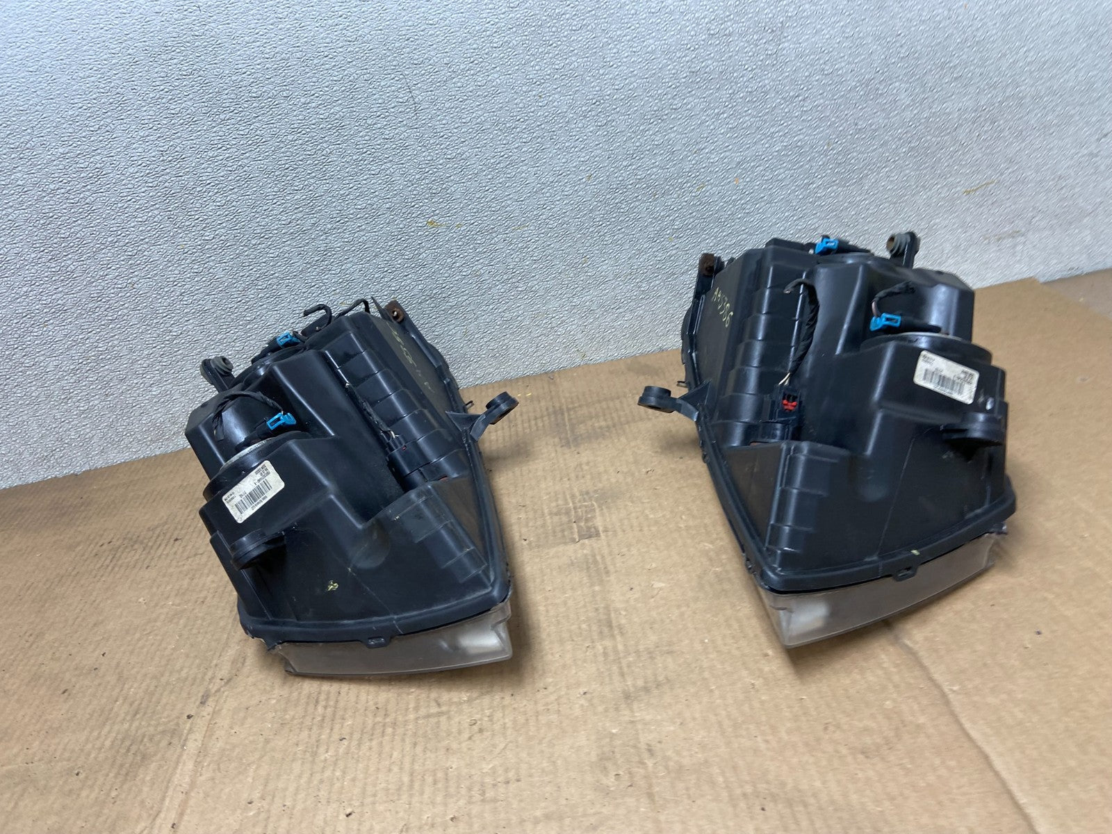 2008 to 2014 Dodge Avenger Left+Right Side Set Black Headlights AA5386 DW12