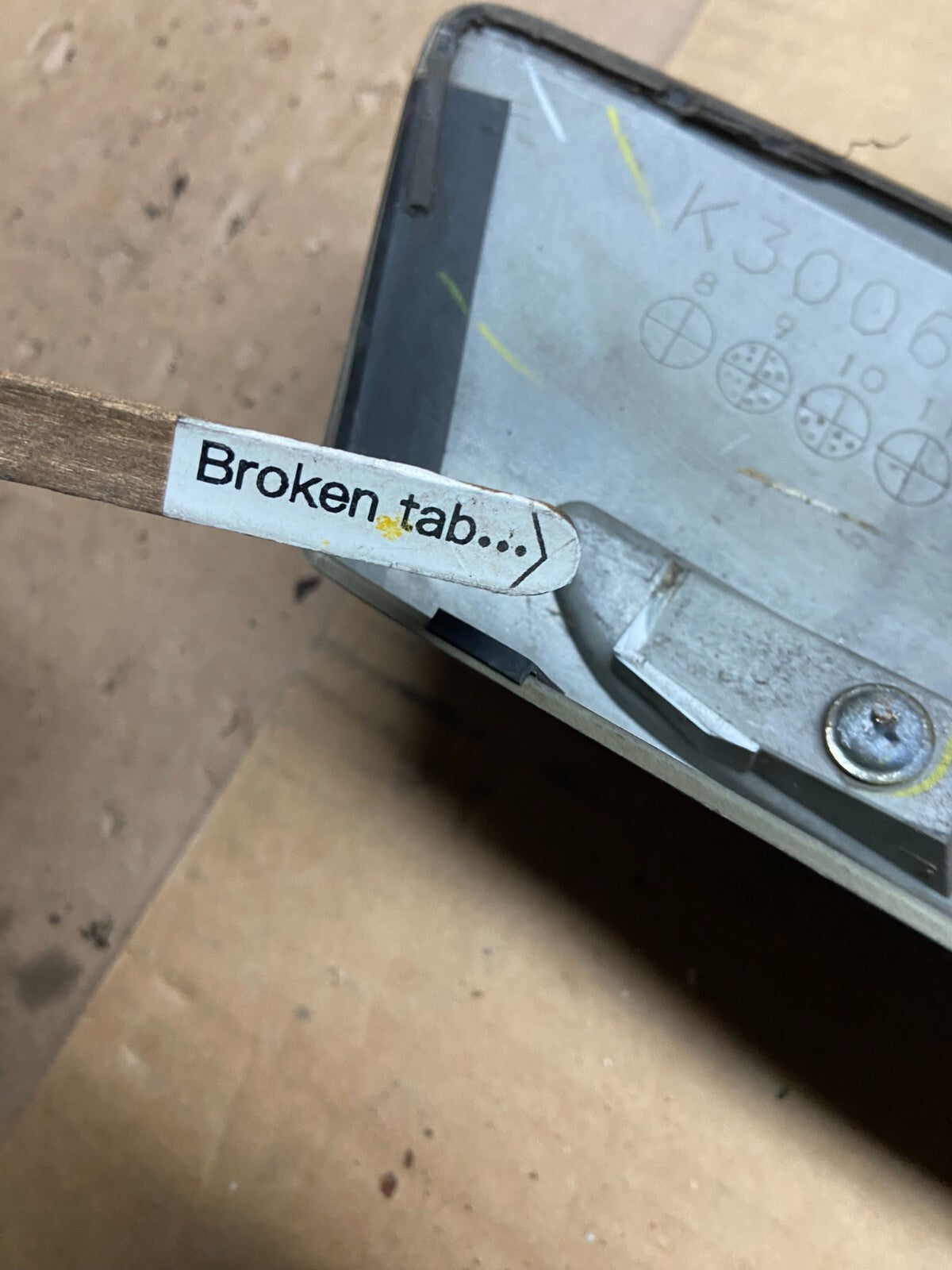 2007 to 2009 Mazda CX-9 Trunk Lid Garnish Panel Molding Trim Backup Camera H708813