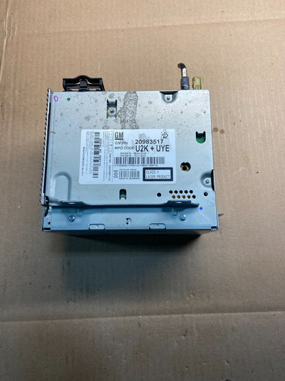 2011 to 2012 Chevrolet Equinox Cruze Radio Cd Receiver 20983517 Y7559 DG4