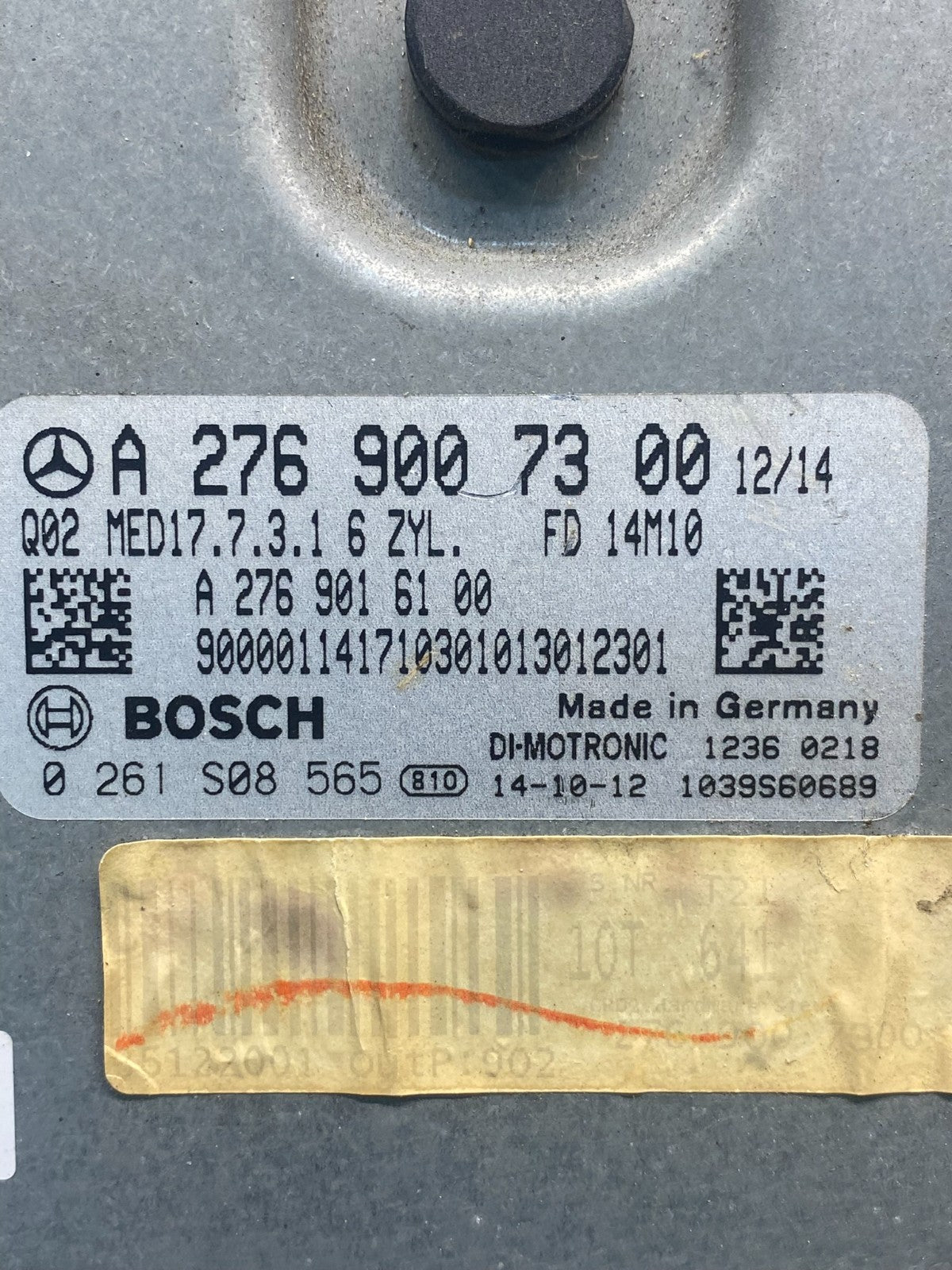 2015 2016 2017 Mercedes E400 CLS400 ECM ECU Engine Control Module ag6156 DG2