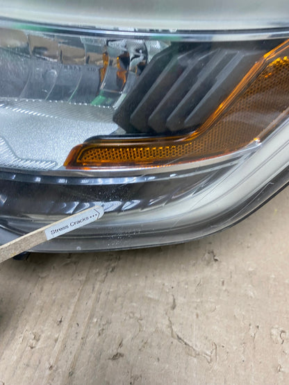 2016-2019 Ford Explorer Left Driver Led Headlight W/Module AE9680 LK4
