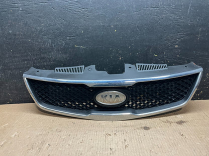 2010 to 2013 Kia Forte Koup Black Front Upper Bumper Grill Grille Y9676  DG0