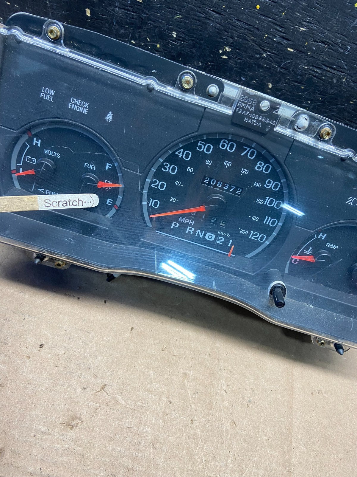 2001 to 2005 Mercury Grand Marquis Speedometer Cluster Gauge q2231 DG1