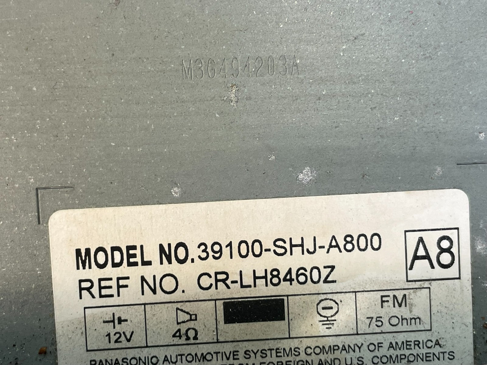 2005 to 2010 Honda Odyssey Am Fm Cd Player Radio Receiver AF9411 DW8