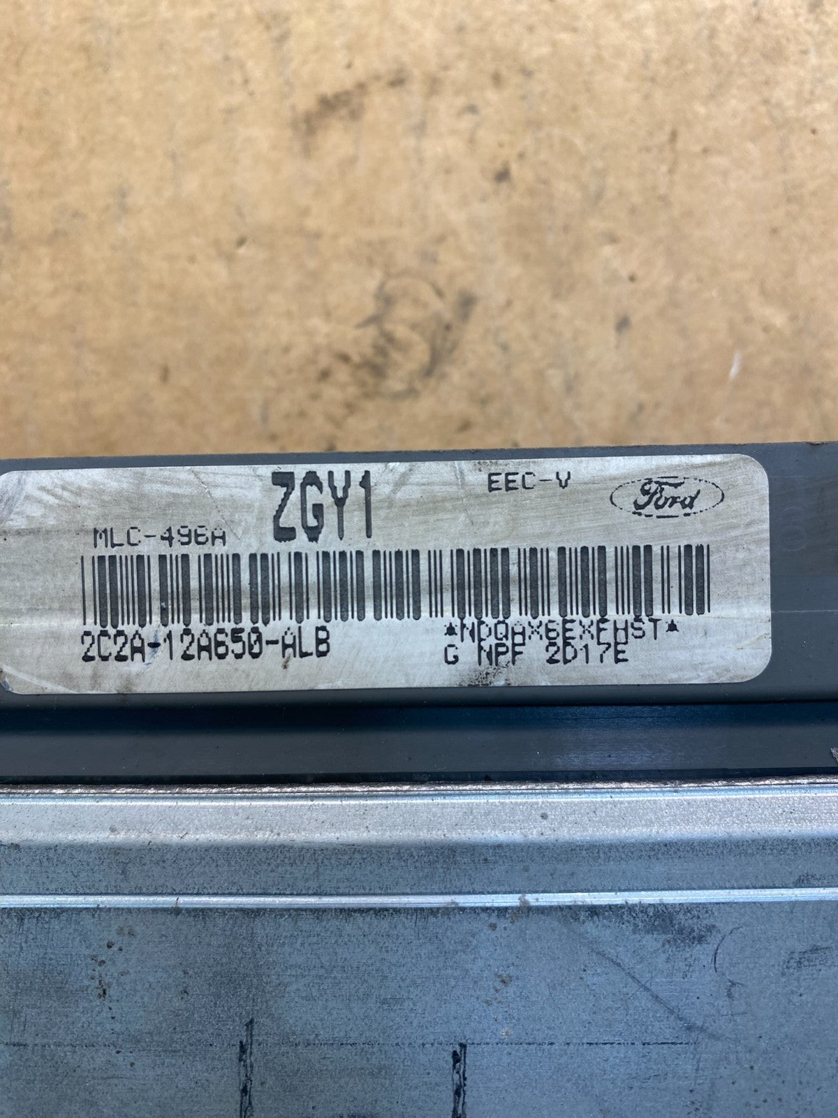2002 Ford Van E250 E350 5.4L Engine Control Module ECU 2C2A-12a650-ALB ab3689 DG2
