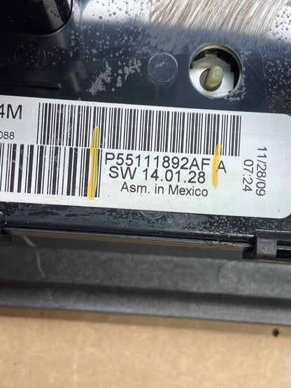 2009 2010 Dodge Journey Center Dash A/C AC Climate Control Bezel Trim y2117 DG4