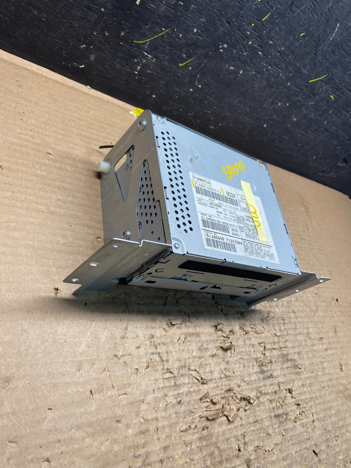 2009-2012 Land Rover Range Rover LR2 LR4 Evoque Radio Gps Cd Mechanism S9047 DG2