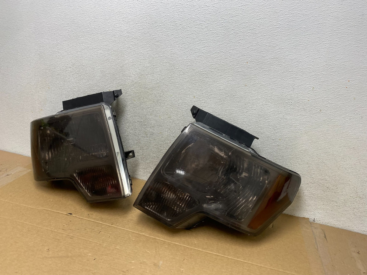 2009 to 2014 Ford F-150 F150 Left+Right Halogen Headlights AH7759 DW2